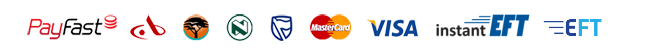 PayFast payment with credit or debit cards